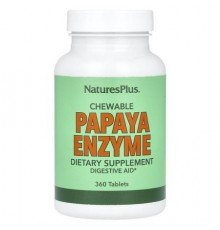 NaturesPlus, Chewable Papaya Enzyme , 360 Tablets