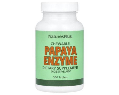 NaturesPlus, Chewable Papaya Enzyme , 360 Tablets