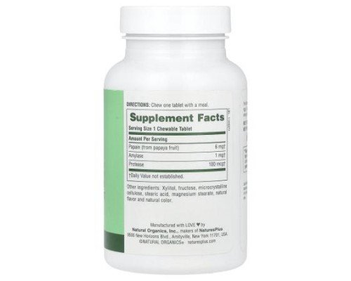 NaturesPlus, Chewable Papaya Enzyme , 360 Tablets