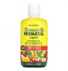 NaturesPlus, Source of Life, Prenatal Liquid, Tropical Fruit, 30 fl oz (887.10 ml)