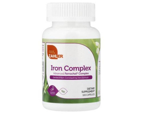 Zahler, Iron Complex, 100 Capsules