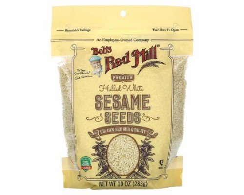 Bob's Red Mill, Hulled White Sesame Seeds, 10 oz (283 g)