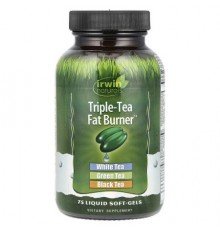 Irwin Naturals, Triple-Tea Fat Burner®, 75 Liquid Softgels