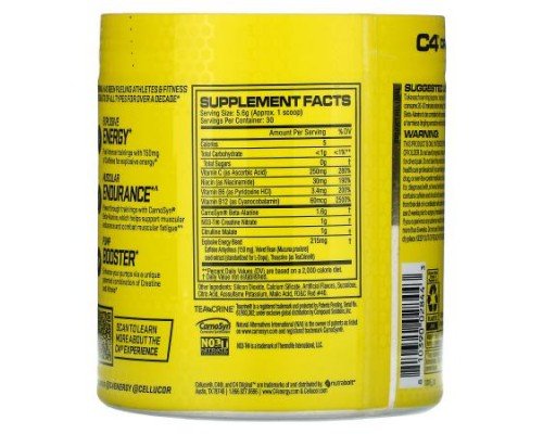 C4 / Cellucor, C4® Original, Pre-Workout, Watermelon, 5.9 oz (168 g)