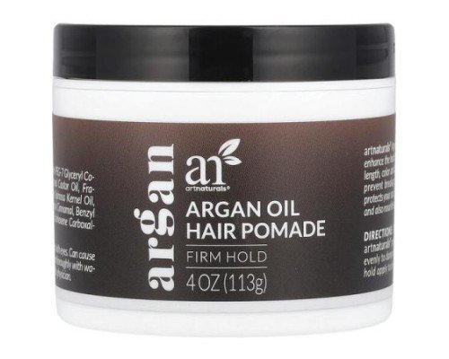 artnaturals, Argan Oil Hair Pomade, Firm Hold , 4 oz (113 g)