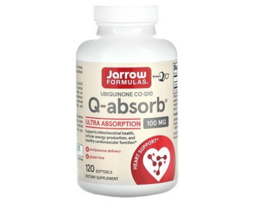 Jarrow Formulas, Q-Absorb, 100 mg, 120 Softgels