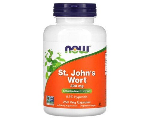 NOW Foods, St. John's Wort, 300 mg, 250 Veg Capsules