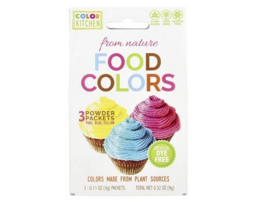 ColorKitchen, Food Colors From Nature, Multi-Color, 3 Powder Packets, 0.11 oz (3 g) Each