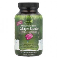 Irwin Naturals, Clinically Proven Verisol® Collagen Beauty, 80 Liquid Soft-Gels