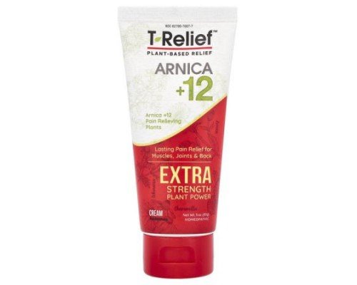 MediNatura, T-Relief™, Arnica +12 Cream, Extra Strength, Chamomilla, 3 oz (85 g)