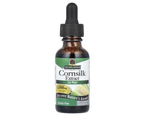 Nature's Answer, Cornsilk Extract, Alcohol-Free, 2,000 mg, 1 fl oz (30 ml)