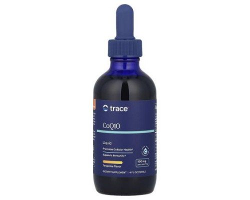 Trace, Liquid CoQ10, Tangerine, 4 fl oz (118 ml)