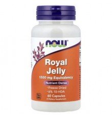NOW Foods, Royal Jelly, 1,500 mg, 60 Capsules