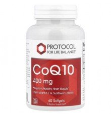 Protocol for Life Balance, CoQ10, 400 mg, 60 Softgels