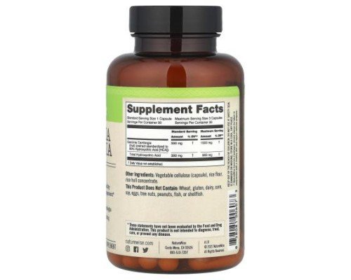NatureWise, Garcinia Cambogia, 90 Vegetarian Capsules