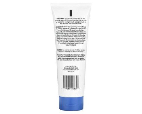 Advanced Clinicals, Cracked Heel, Rough Spot Cream, 8 fl oz (237 ml)
