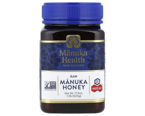 Manuka Health, Raw Manuka Honey, UMF 10+, MGO 263+, 17.6 oz (500 g)