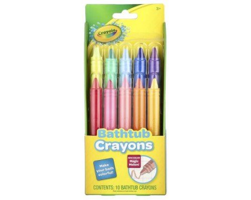 Crayola, Bathtub Crayons, 3+, 10 Bathtub Crayons