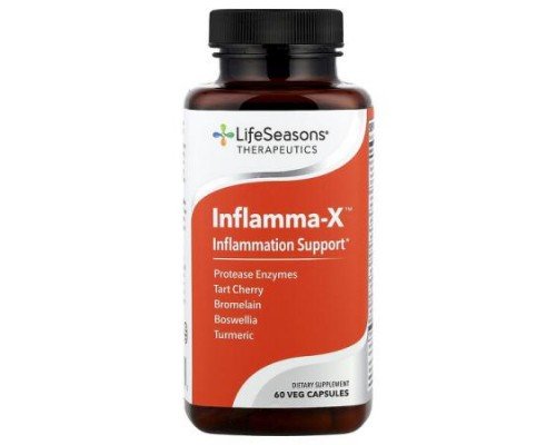 LifeSeasons, Inflamma-X™, Inflammation Support, 60 Veg Capsules