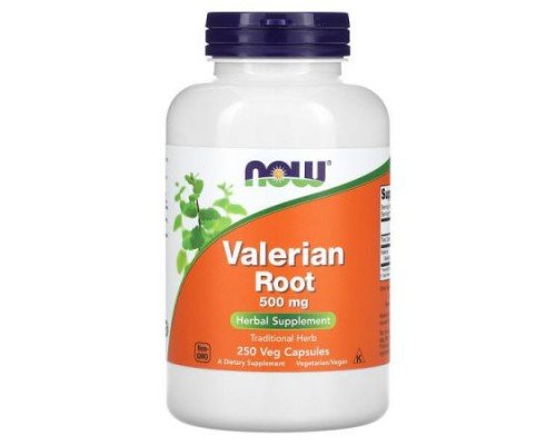 NOW Foods, Valerian Root, 500 mg, 250 Veg Capsules