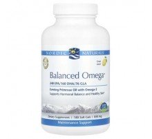 Nordic Naturals, Balanced Omega™, Lemon, 830 mg, 180 Softgels (415 mg per Softgel) (Discontinued Item)