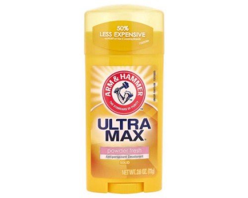 Arm & Hammer, UltraMax™, Antiperspirant Deodorant, Solid, Powder Fresh, 2.6 oz (73 g)