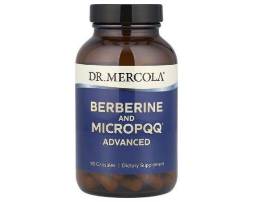 Dr. Mercola, Berberine and MicroPQQ® Advanced, 90 Capsules