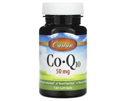 Carlson, CoQ10, 120 Softgels