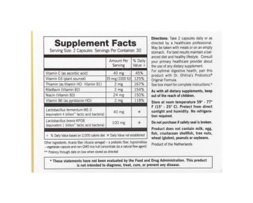 Dr. Ohhira's, Reg'Activ™, Immune & Vitality™, 60 Capsules