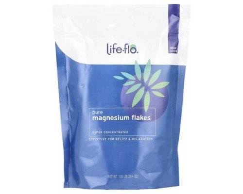 Life-flo, Pure Magnesium Flakes, 1.65 lb (26.4 oz)
