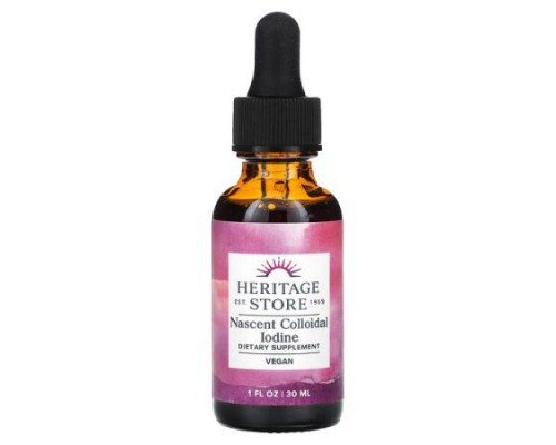 Heritage Store, Nascent Colloidal Iodine, 1 fl oz (30 ml)