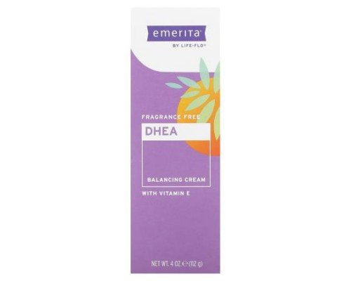 Emerita, DHEA Balancing Cream with Vitamin E, Fragrance Free , 4 oz (112 g)