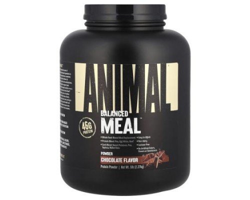 Animal, Balanced Meal™, Protein Powder, Chocolate, 5 lbs (2.27 kg)