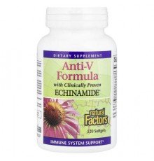 Natural Factors, Anti-V Formula with Clinically Proven Echinamide®, 120 Softgels
