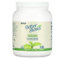 NOW Foods, Better Stevia, Organic Extract Powder, 1 lb (454 g)