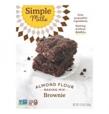 Simple Mills, Almond Flour Baking Mix, Brownie, 12.9 oz (368 g)