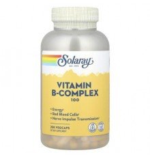 Solaray, Vitamin B-Complex 100 , 250 VegCaps
