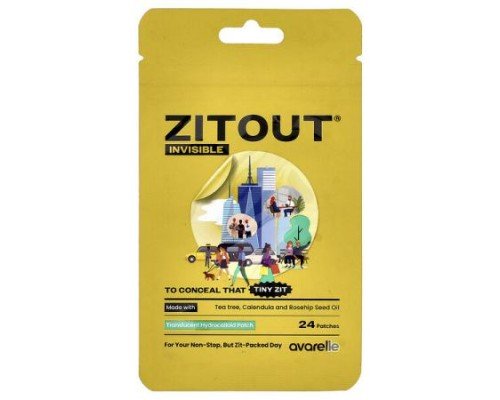 Avarelle, Zitout® Invisible , 24 Patches