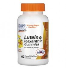 Doctor's Best, Lutein & Zeaxanthin Gummies, Mango Madness, 60 Gummies (Discontinued Item)
