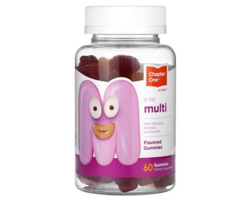 Chapter One, M Is For Multi, Flavored, 60 Gummies