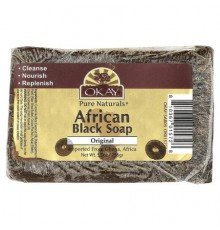 Okay Pure Naturals, African Black Bar Soap, Original, 5.5 oz (156 g)