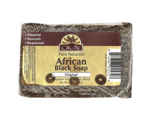 Okay Pure Naturals, African Black Bar Soap, Original, 5.5 oz (156 g)