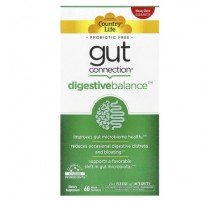 Country Life, Gut Connection® Digestive Balance™, 60 Vegan Capsules