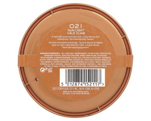 Rimmel London, Natural Bronzer, Waterproof Bronzing Powder, 021 Sun Light, 0.49 oz (14 g)