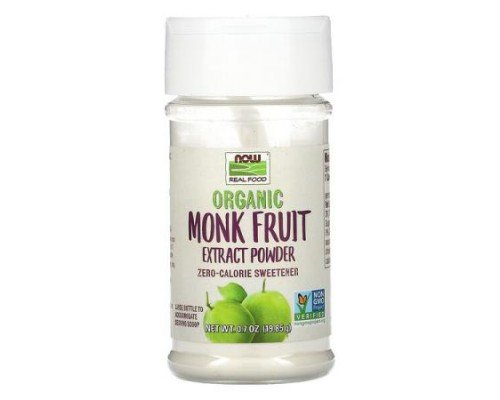 NOW Foods, Real Food, Monk Fruit Extract, 0.7 oz (19.85 g)