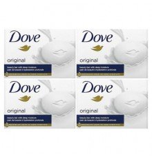 Dove, Beauty Bar Soap with Deep Moisture, Original, 4 Bars, 3.75 oz (106 g) Each