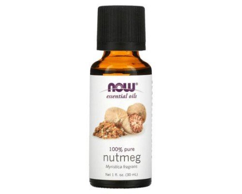 NOW Foods, Essential Oils, Nutmeg, 1 fl oz (30 ml)