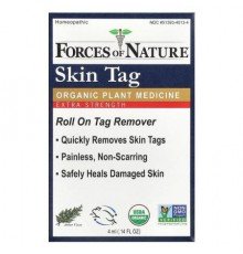 Forces of Nature, Skin Tag Roll-On, Organic Plant Medicine, Extra Strength, 0.14 fl oz (4 ml)