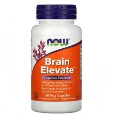 NOW Foods, Brain Elevate, 60 Veg Capsules