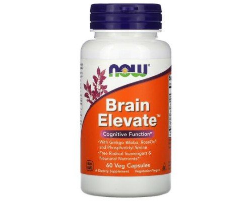 NOW Foods, Brain Elevate, 60 Veg Capsules
